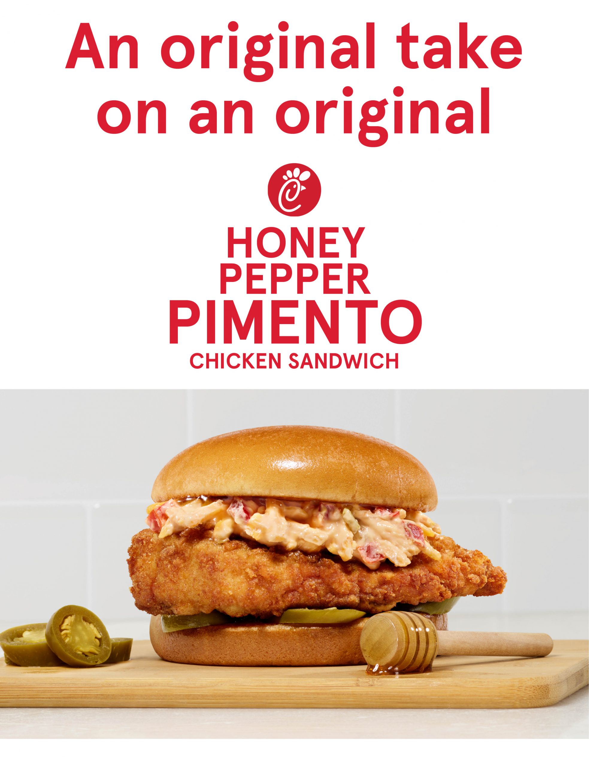 Honey Pepper Pimento Chicken Sandwich